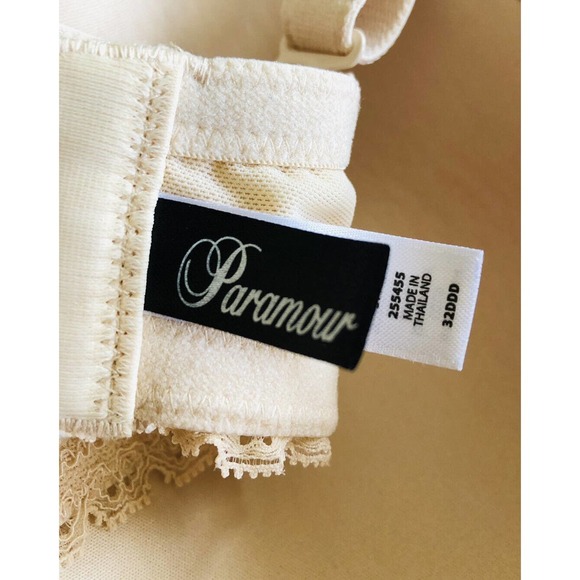 Felina Paramour Bra Size 32DDD Nude 255455 Memory Foam Convertible UW T-Shirt - Picture 3 of 3